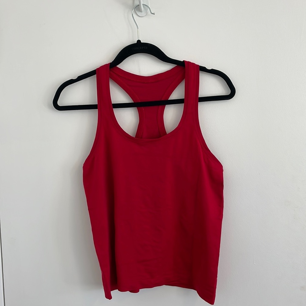 Lululemon red Swiftly tech Racerback tank top 2.0